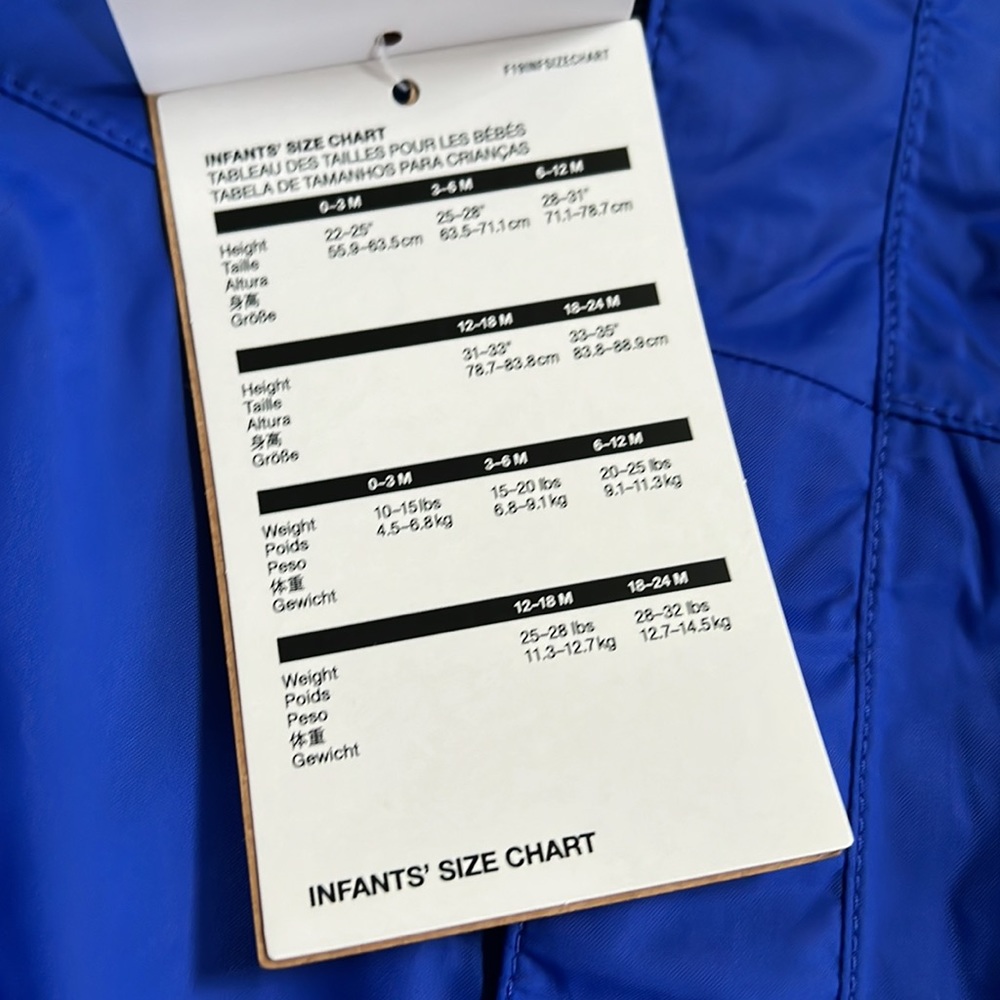 NWT The North Face Dryvent infant raincoat, size 3-6 months - Picture 6 of 7